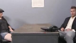 Provocative Blonde Vixen Hammered In Her Throat & Cunt