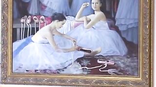 Ravishing Brunette Chick Tongues And Hammers Throbbing Cock