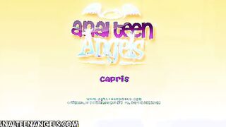 Young Brunette Teen Capris Has Butt-Hole Fucked