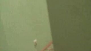 Stacked Brunette Screwed By Guy In The Bathroom