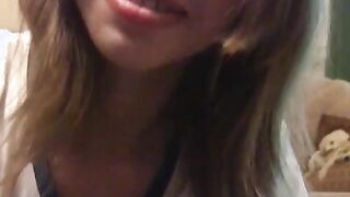 Horny Young Girl Shows Off Awesome Breasts And Butt