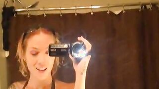 Hungry Brunette Babe Touches Cans And Massages Vagina