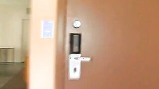 Busty blonde slut gets her tight pussy