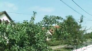 Lusty Girl Services Shaved Vagina Outdoors