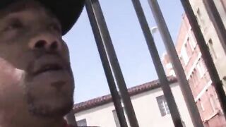 Black Thug Sees Mom's Tits 