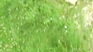 Excited Blonde Teen Gets Banged Doggy Style  Where Anyone Can Watch