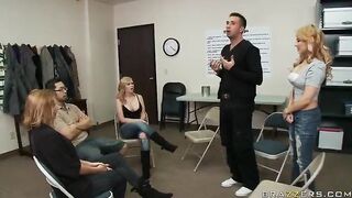 Fiery Blonde Madison Ivy Get a load of Meaty Cock In Mouth & Vag