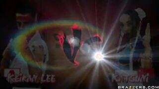 Luscious Asian Girl Jams Boner Down Her Lips And Vag