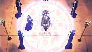 Lucky anime gangbang and cummed act