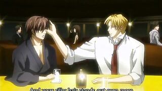 Anime gay getting jerked and fucked