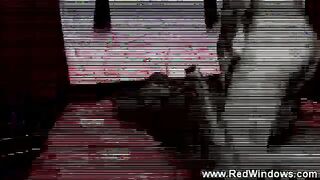 African prostitute gets cum on her butt