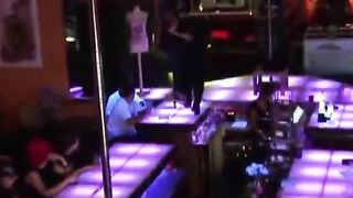 Live euro male stripper show at a disco