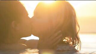 lezzies licking pussies next to pool