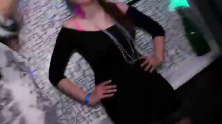 Horny guests dance and fuck all night