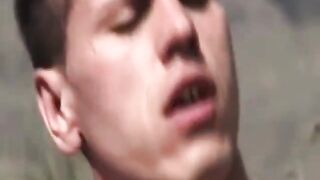 Studs kissing then blowjob and rimjob