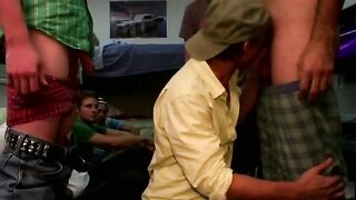 Teen guy gets cumshot