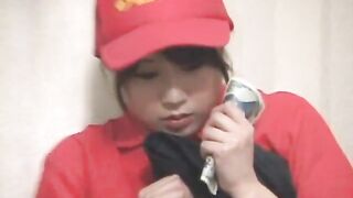 Shocked shy Delivery Girl groped by pervert