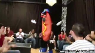 Public sex games with stripper