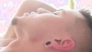 Lucky gay seduced by his partner