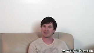 Virgin mouth enjoys cock blindfolded