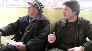 Tourist walking the red light district