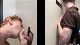 Straight guy cheated by gay lips