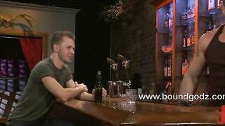 Zach choses the bondage with corporal