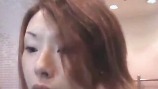 POV enjoying an asian preggo in bath