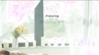 Extreme blonde lesbians in white