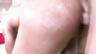 Hunky ebony gets a therapeutic fuck