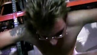 College guys suck cock outdoors as punishment