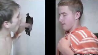 Straight guy tricked into gay bj and anal