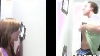 Straight stud tricked into gay suck job