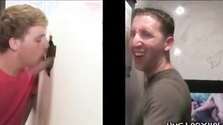 Staright guy reall gets into receiving the great blowjob