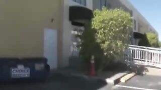 These two guys go for a quickie in parking garage