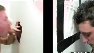 Straight guy sucked by gay lips