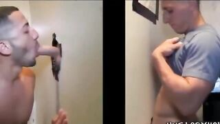 Misled straight guy sucked by gay lips