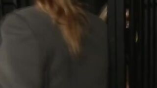 Caged lez slave humiliated and slapped