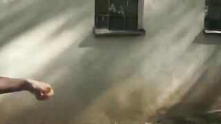 Sexy and tight Euro amateur gets convinced to have anal sex in a public place