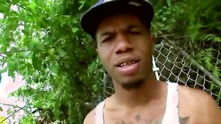 Thug sucks white cock