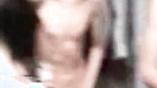 Everybody gets a go on his hard dick to suck on it