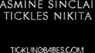 Jasmine Sinlclair tickling
