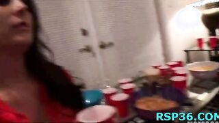 Teens moan with fucking pleasure