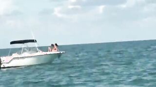 Perv fishing for outdoor sex with two hotties