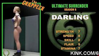 Pretty hot babe gets punished and fucked in bondage