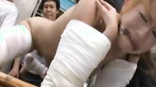 Bonded asian slut humiliated and toyed