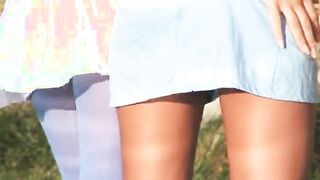 lezzies love summer and licking