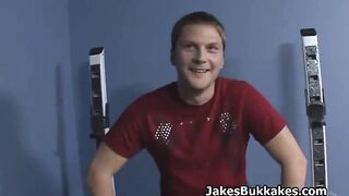 Kameron Scott in Interracial Bukkake