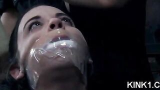 Babe Locked into a Mask