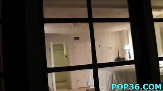 Cute teen swallows big cock